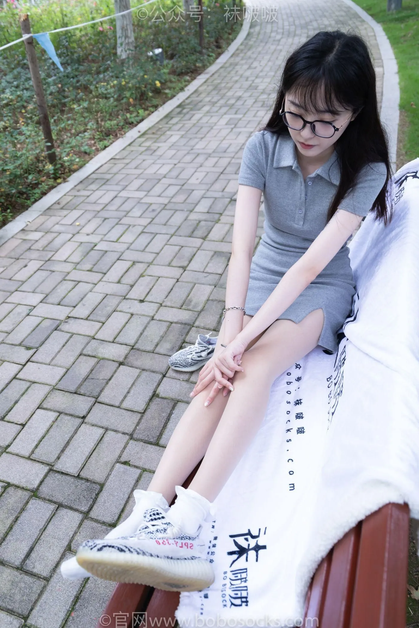 [BoBoSocks袜啵啵]NO.019 稚予-椰子、白棉袜、肉丝 [147P]插图1